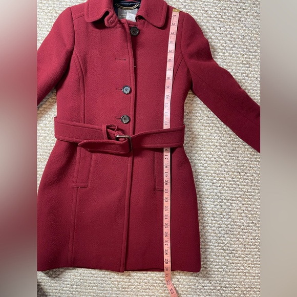 J. Crew Double Cloth Belted Wool Trench Coat - Picture 13 of 16